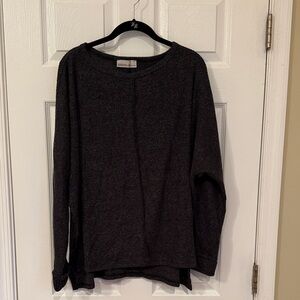 Women's Charcoal Gray Sweater Top
